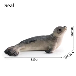 Giocattolo in plastica realistica di animali marini - Squalo e Balena
