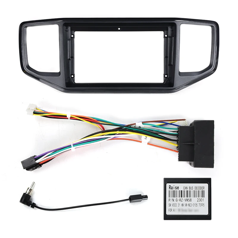 VW ٰ Ƹ 2017-2021  ڵ  Ľþ  , ȵ̵ ׷ DVD  г Ʈ ŰƮ Ľþ ĵ, 9 ġ, 2din