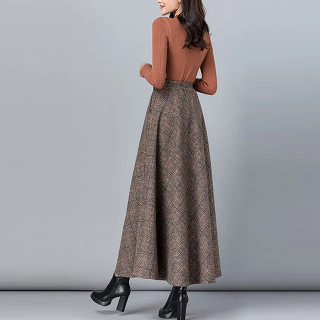 Tartan Long Wool Skirt Women, Wool Maxi Skirt, Plaid Wool Skirt, High Waist  Flared Skirt, 1940s A Line Skirt, Warm Autumn Winter Skirt 3321 - Etsy  Canada