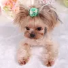 Pet Hairpin Cute Solid Color Flower Shaped Puppy Hair Clip Kitten Hair Grooming Decoration Chihuahua Dog Accessories 2
