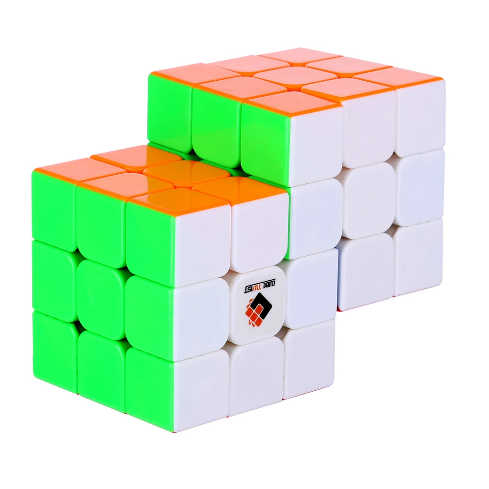 Cube Twist Double 6x6  3x3 Conjoined Magic Cube for Brain Training Educational Game Toys gift Drop Shipping - Stickerless moyu meilong 2 2 kilominx stickerless kilomix magic world culture cube megamin 2x2 wumofang megaminxed gift for 10 years old boy