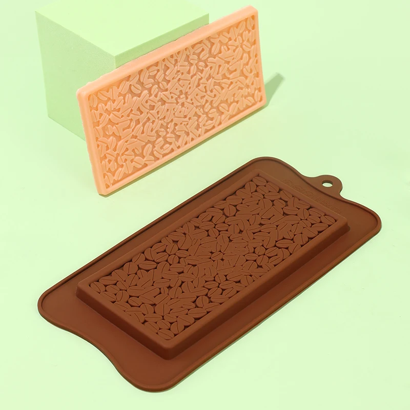 

Coffee Bean Chocolate Mold Silicone mold Silicone Moulds Non-Stick Chocolate Bar Mold Candy Mould Silicone Chocolate Bar Mould