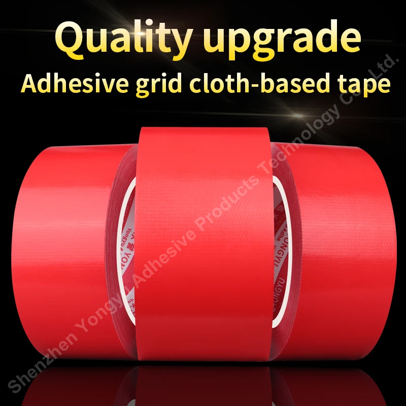 Industrial Grade Red Pipeline Tape - Durable, Waterproof, Flexible, Residue-Free, UV Resistant