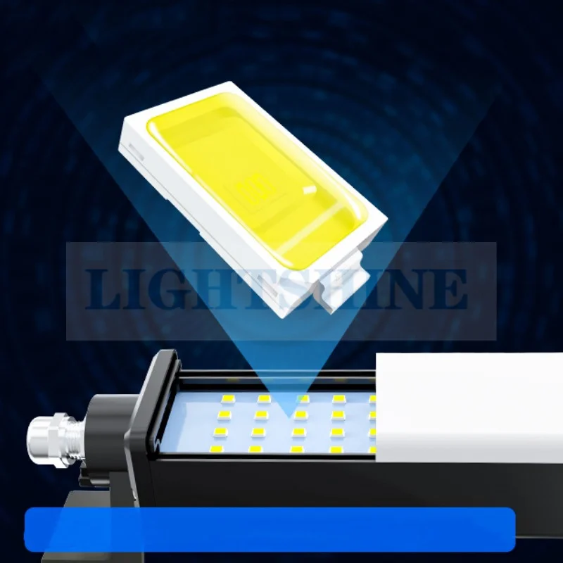 LED machine tool work lamp 30W 40W CNC lathe headlight waterproof aluminum alloy three-proof lamp 664mm 764mm 864mm 964mm 1064mm