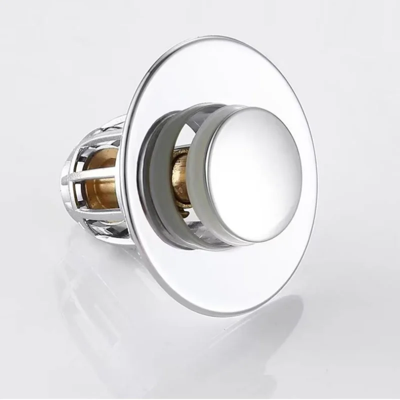 Sink Plugs Washbasin Leak Plugs Drainer Fittings Basin Bouncing Core Fittings Push-On Anti-Odor