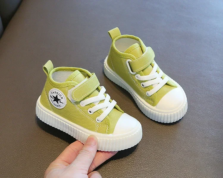 Kinder Canvas Sneaker Jungen Mädchen Weiche Sohle Bequeme Schuhe_voghion.com