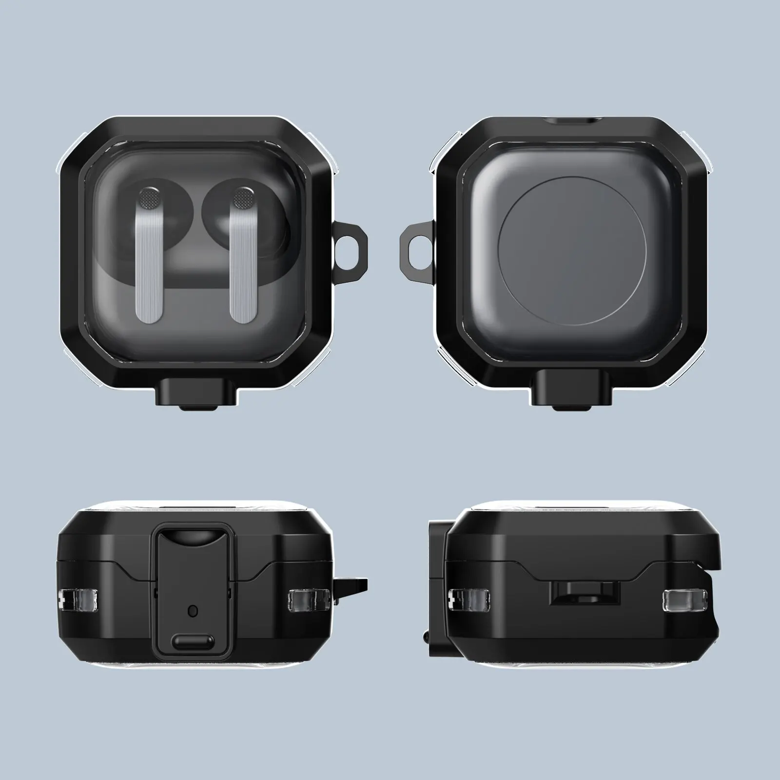 Rugged Shockproof Protective Case with Lock