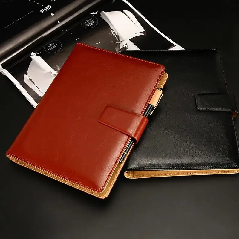 

FASHION Pocket Organiser Planner Leather Diary Notebook