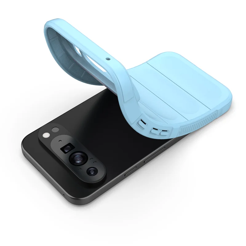 Premium Silicone Shockproof Frosted Phone Case - Soft, Skin-friendly, and Rugged Protection