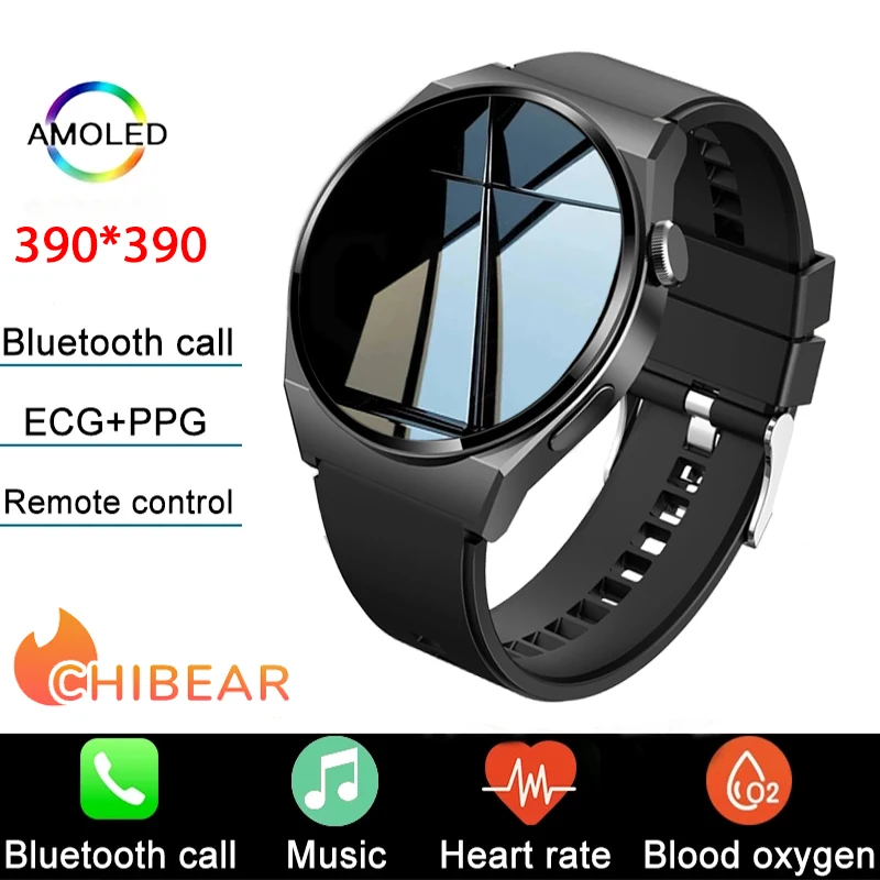 

Новинка 2024, мужские Смарт-часы AMOLED, индивидуальный циферблат, ответ на вызов, спортивный фитнес-трекер, мужские водонепроницаемые Смарт-часы для Huawei Watch GT3 Pro