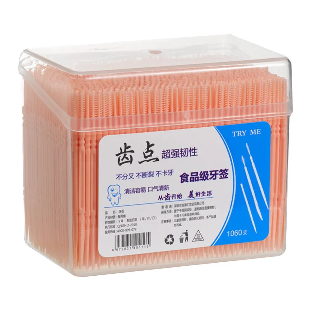 

1060 шт. одноразовая зубная нить с двойной головкой, гигиеническая зубная нить, зубная зубочистка, здоровая чистка зубов, уход за полостью рта