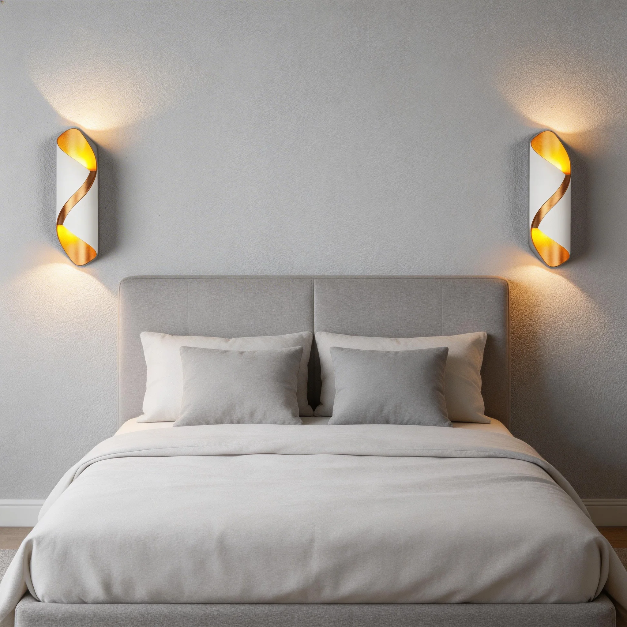 Modern Nordic Spiral Design LED Wall Lamp 6W 3000K Indoor Outdoor Waterproof Sconce Light for Home Decor