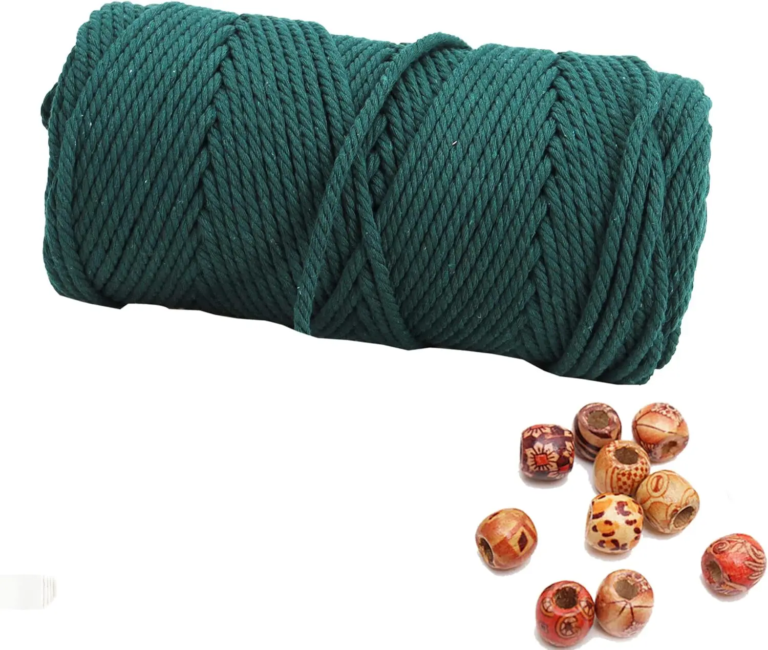 Vibrant Macrame Hand-Knitting Cotton Cord – 100m of 3mm Natural Rope for Colorful Weaving and Wall Hangings