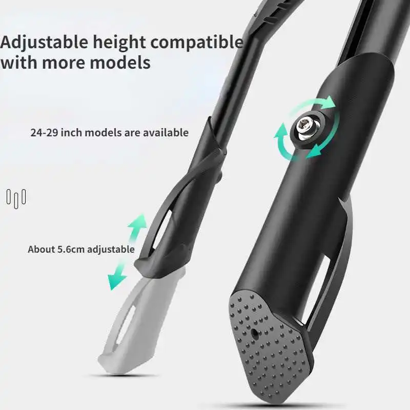 Description Picture 5 of itemKickstand Bike Single Support Lithium Battery Aluminum Alloy Side Foot Support Double Hole Adjustable Stand Sports Outdoor