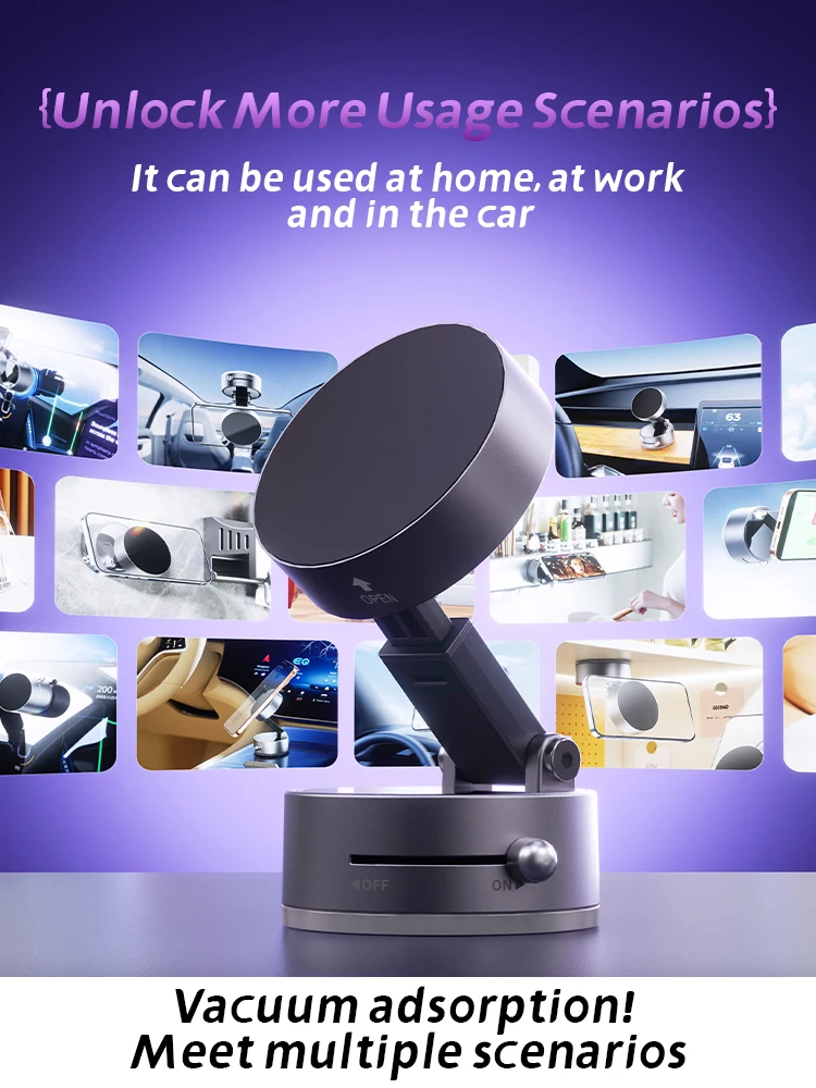 Car mobile phone holder suction cup car support navigation holder car magnet strong magnetic magnetic sticker supplies