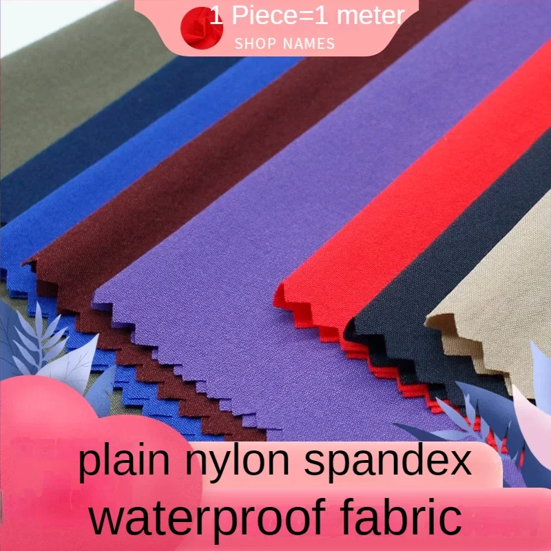 

Nylon Four-side Elastic Waterproof Fabric By The Meter for Raincoats Clothing Diy Sportswear Sewing Summer Cloth Breathable Soft