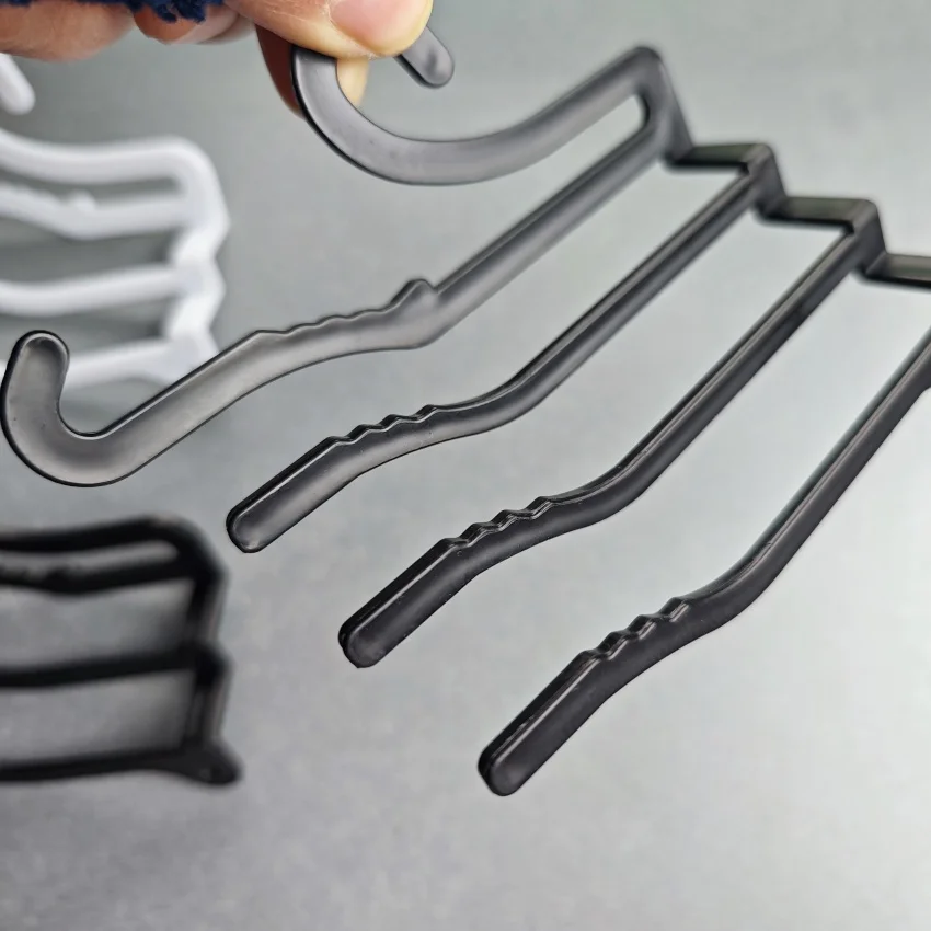 1팩 플라스틱 PP 포장 양말 디스플레이 후크 행거 특수 모양의 의류 액세서리