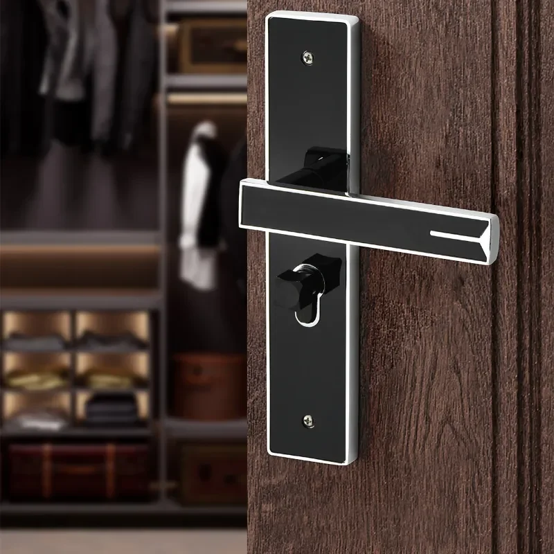 

High End Silent Bedroom Door Lock Universal Indoor Household Door Lock for Wood Doors with Magnetic Absorption Locking Mechanism