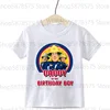 Family Matching Fireman Sam Custom Name Birthday Boy Party T-Shirt Children Birthday Tops Boy T-Shirt Gift Please Note The Name 3