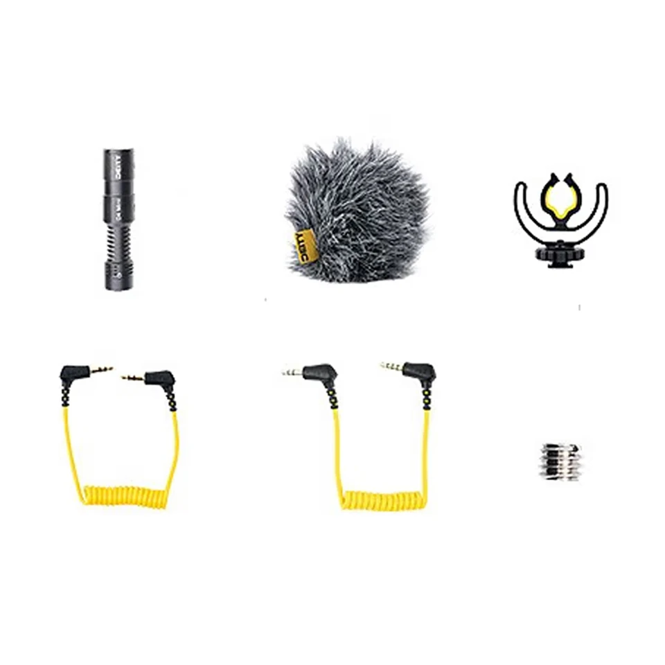 Aputure Deity V-Mic D4 Mini Microphone 20-20KHz Frequency Response Stereo Output 3.5mm TRS Cable for Cameras Mobile Devices