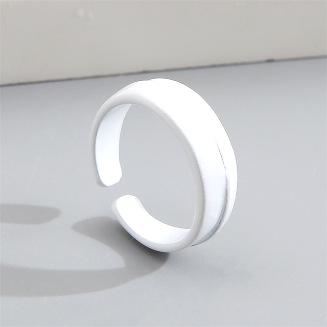 Ring Set Wholesale 2022 Summer Fashion Fruits Flowers Geometric Chain Candy Color Opening Rings Women Finger Jewelry