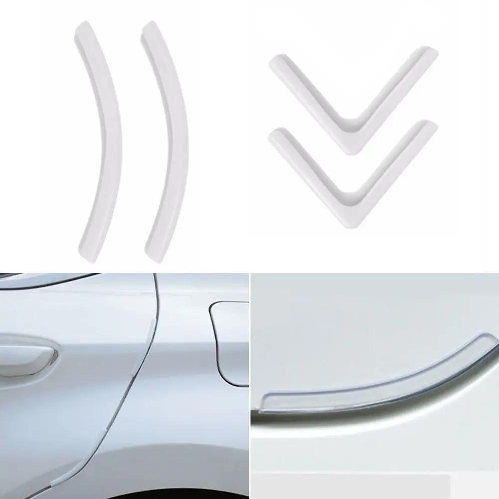 4Pcs Silicone Car Door Corner Cover Anti-Scratch Anti-Collision Protector car door edge guards,car door protector,car door anti collision strip,bumper corner protector,car door edge protector,car door rubber protector,car door silicone pads,car door rubber pads