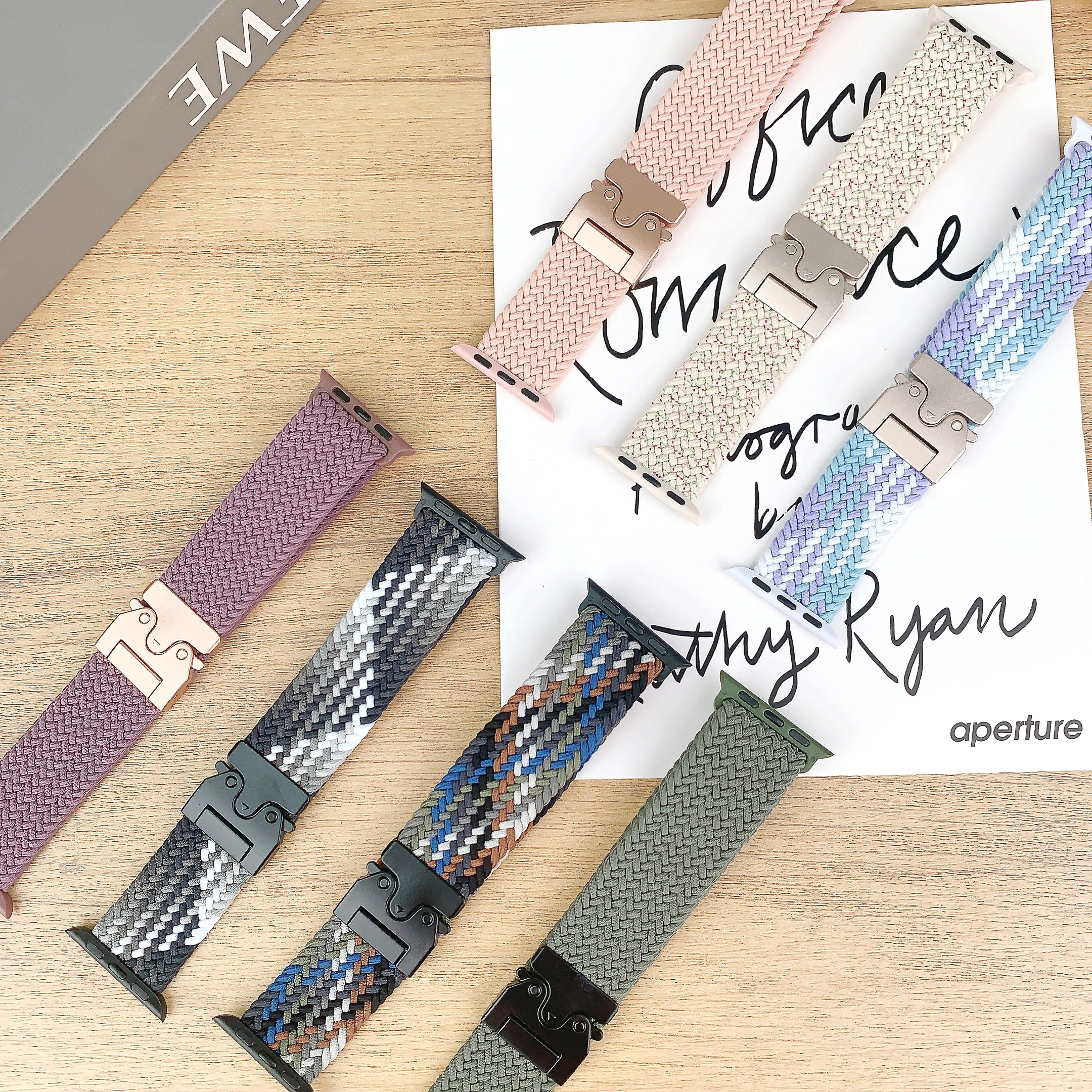 Braided Nylon Watch Strap Bracelet – Elegant and Versatile Design