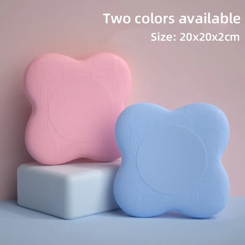 2PCS Yoga Knee Pad Anti Slip Yoga Support Pad Pilates Kneeling Pad Sports Balance Cushion for Protecting Knee Ankle Elbow yoga knee pad balance pad yoga fitness equipment