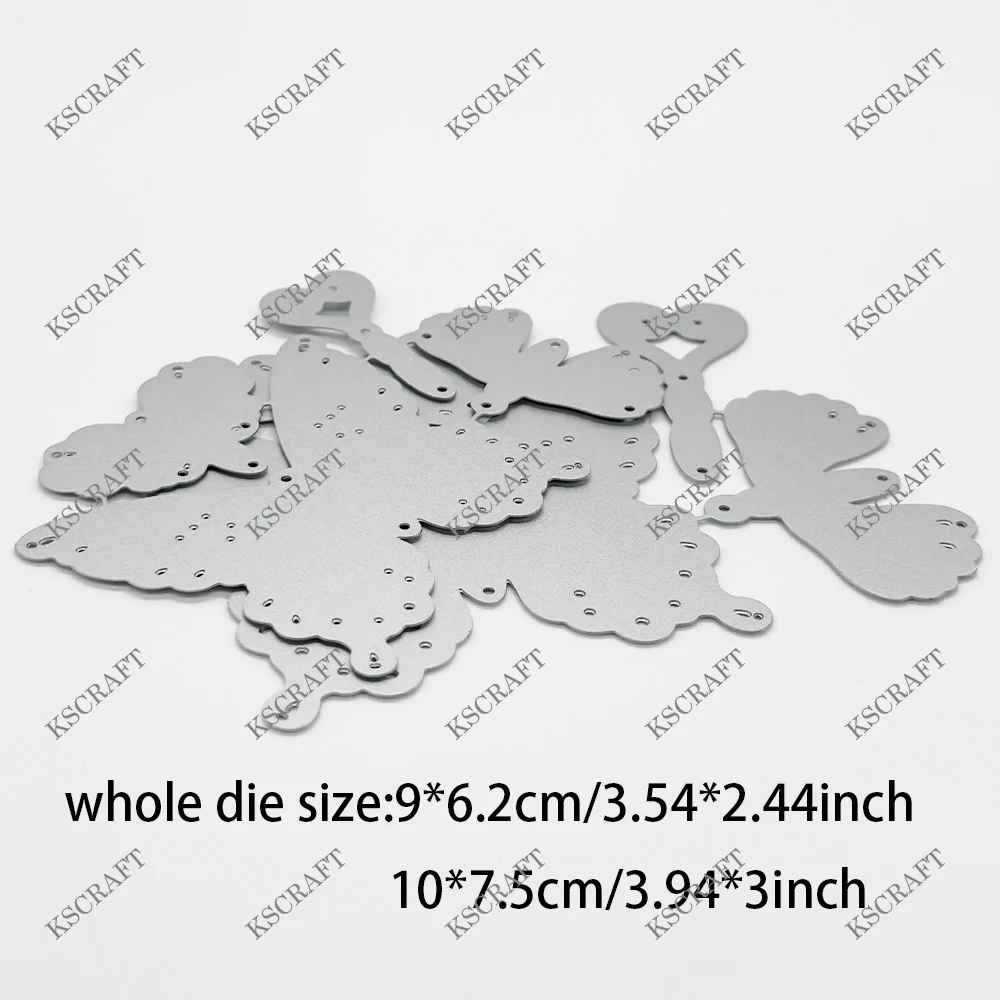 KSCRAFT Layered Butterfly Cutting Dies Stencils for DIY Scrapbooking Decorative Embossing DIY Paper Cards