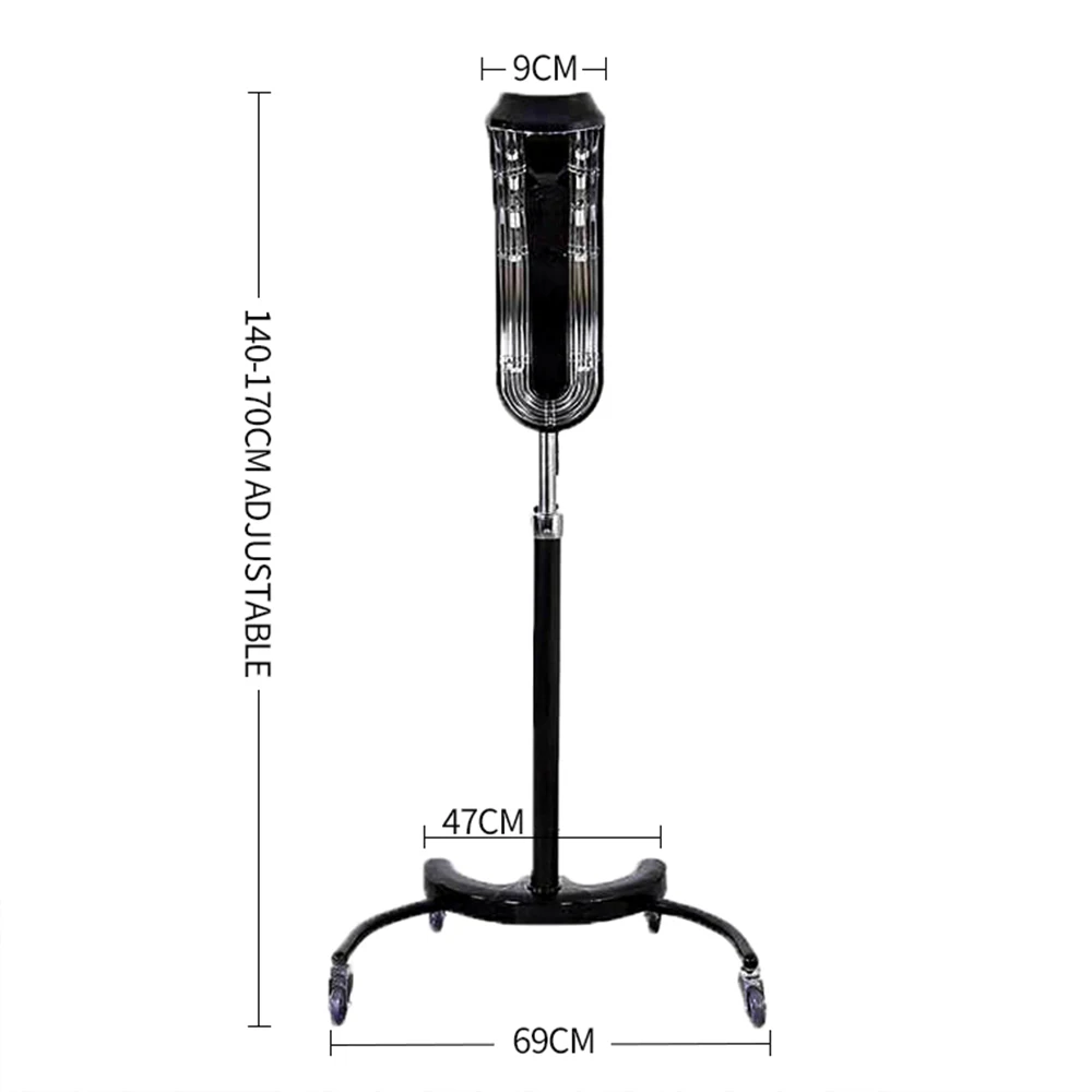

Professional Infrared Hair Color Processor & Multi-Function Dryer Accelerator with Rolling Base for Salon and Baber Use