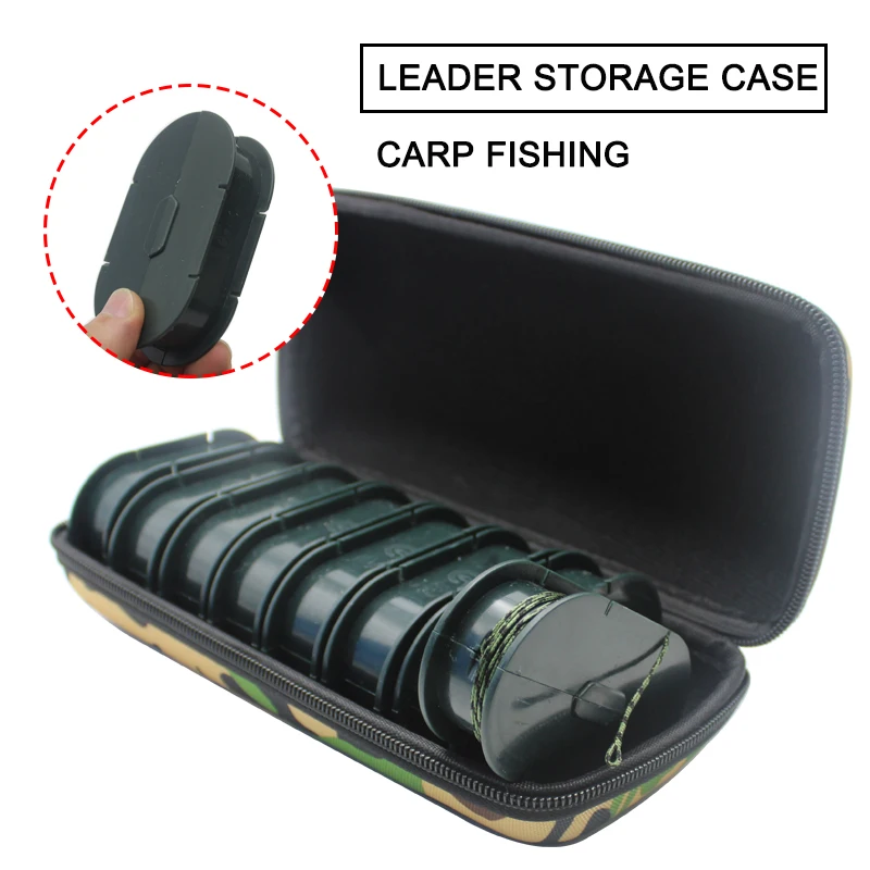1BoxCarpFishingToolsLeaderStorageCaseBoxCarpLeadFishingWeightsReadyLeadcoreFor