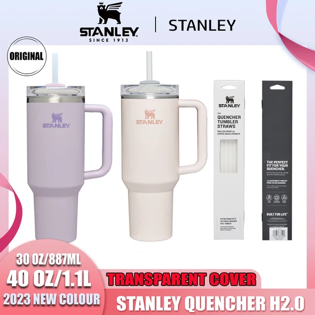 New Stanley 30oz/887ml STRAW CUP Tumbler Leopard with Straw Lids Stainless  Steel Coffee Termos Cup Car Mugs Vacuum Cup