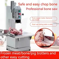 Automatic Bone Cutter Commercial Bone Sawing Cutting Machine Pork Ribs Frozen Pork Trotters Bone Steak Cutting Machine 1