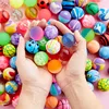 24PCS Bouncing Balls Funny Gifts For Kids Party Favors Rubber Vending Machine Toys Mixed Pattern Balle Rebondissante 32MM 5