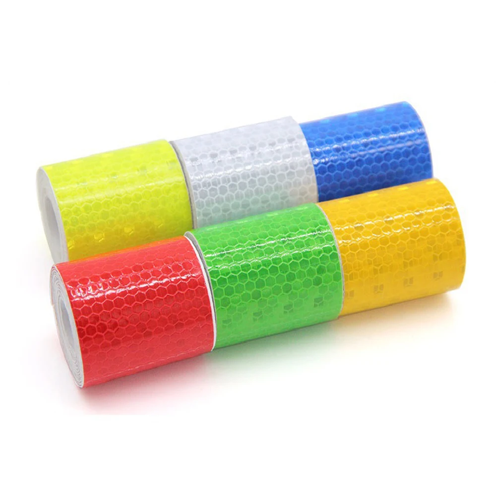 Warning Light Reflector Protective Sticker Reflective Film Car Reflective Safety Strip Stickers 5cm 1/3/5/10M 20M 1PC