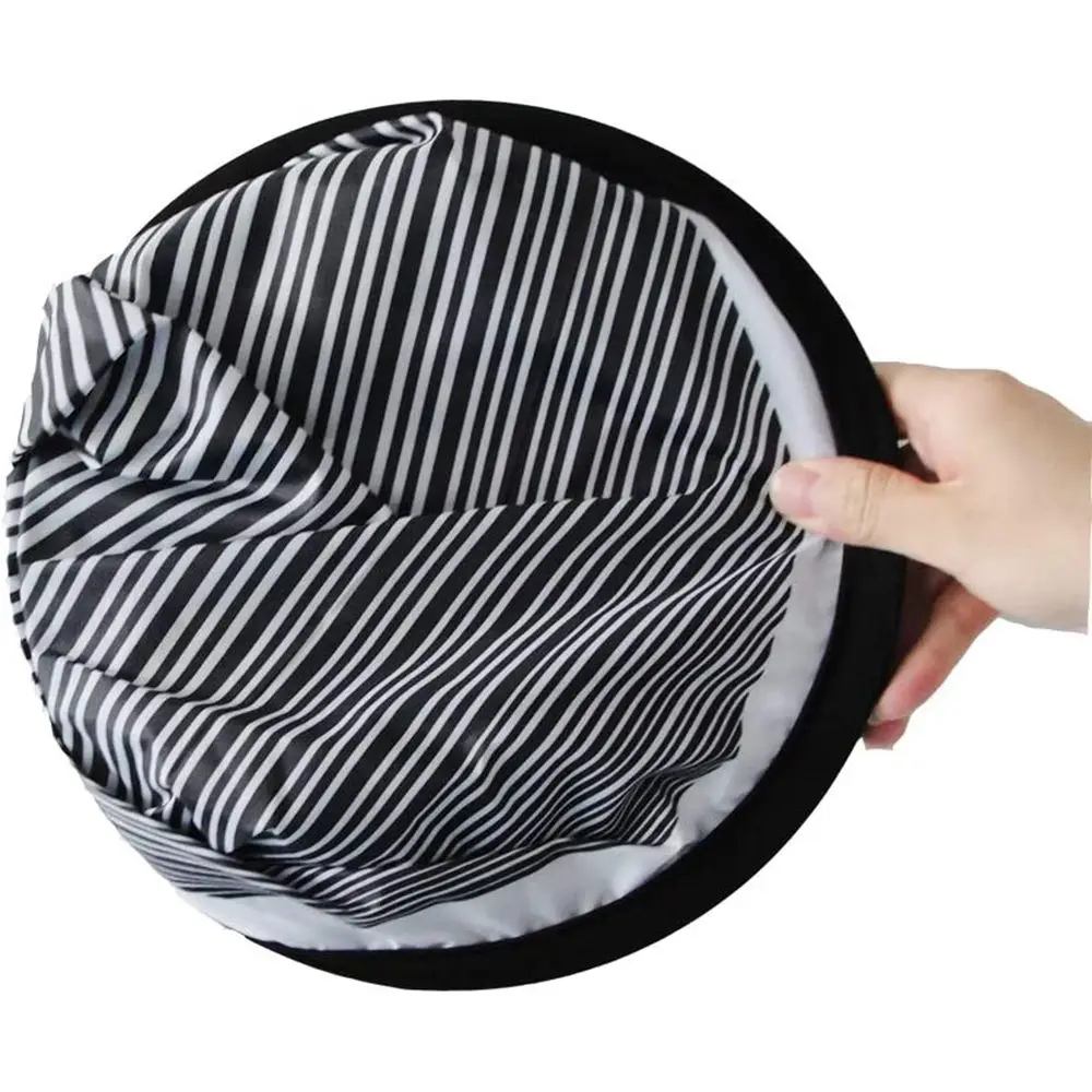 Car Foldable Circular Portable Designed Striped Dent Panel Light Reflector Board 80cm PDR Lined photography reflector