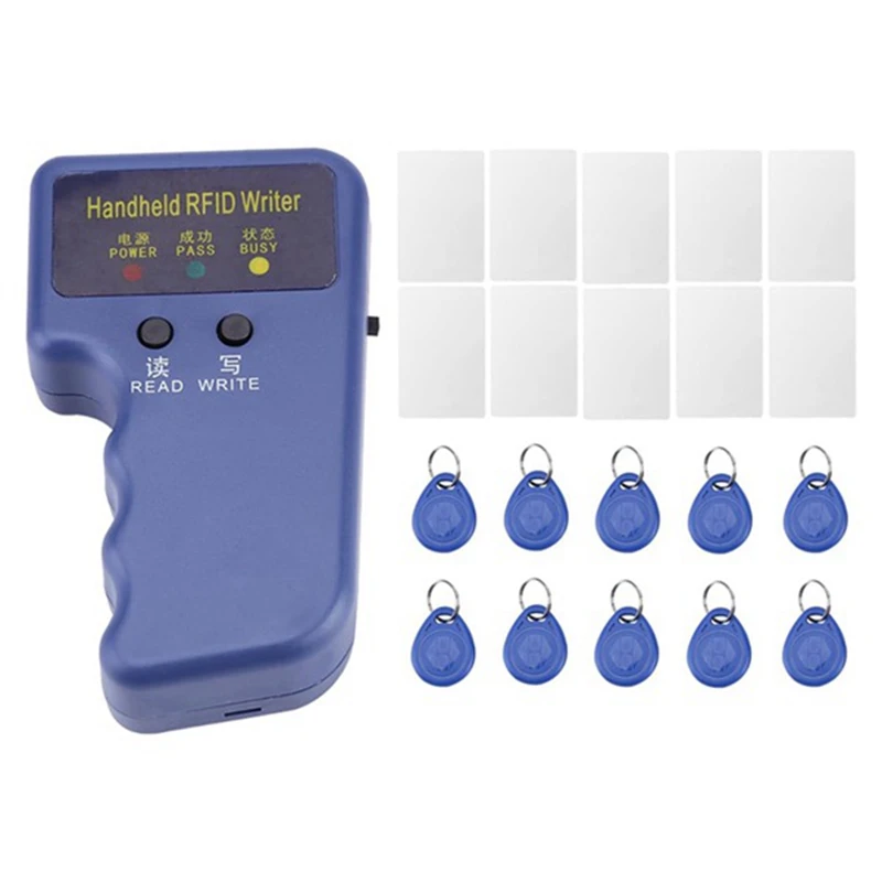 

125Khz RFID Reader Writer Handheld HID RFID Copier RFID Duplicator As Shown For 125Khz ID And HID Cards Key Fobs