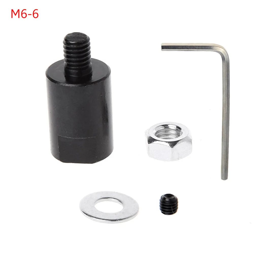 M6 3.17/5/6/8mm Motor Shaft Coupler Sleeve Saw Blade Coupling Chuck Adapter For Saw Blade Connection Joints Power Tool Parts