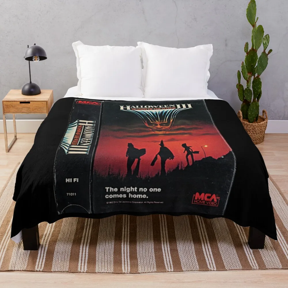 

Halloween 3: Season Of The Witch VHS Throw Blanket Hairy Blanket Polar blanket
