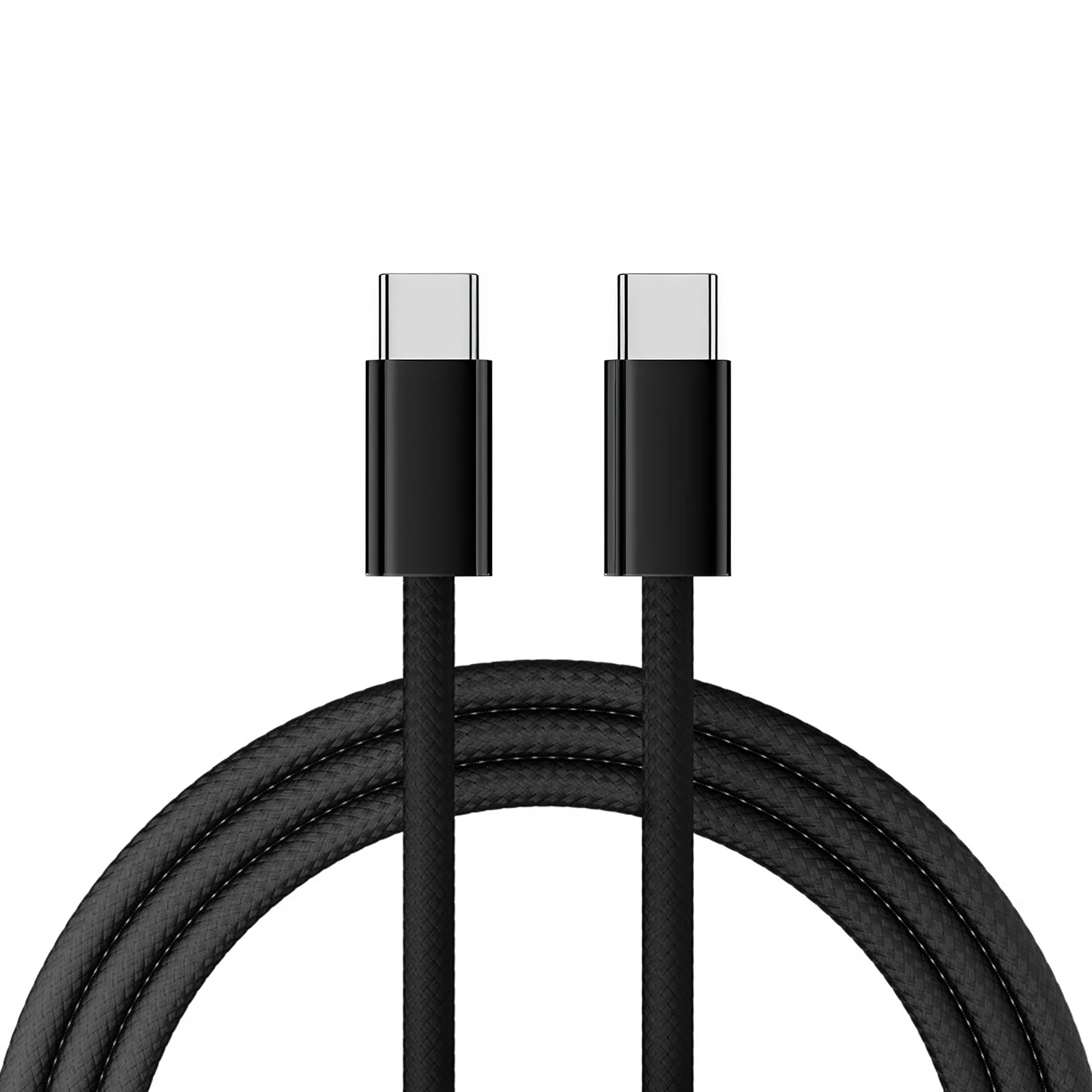 High-Speed 240W USB-C to USB-C Braided Charging Cable - 5A Fast Charge Cord
