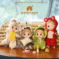 Kawaii Pocket Mini BJD Doll 10Cm Ob11 Dolls Clothes Outfit Dress Surprise 1/12 Baby Bjd Dolls Figure Toys Accesso for Girls Gift 1