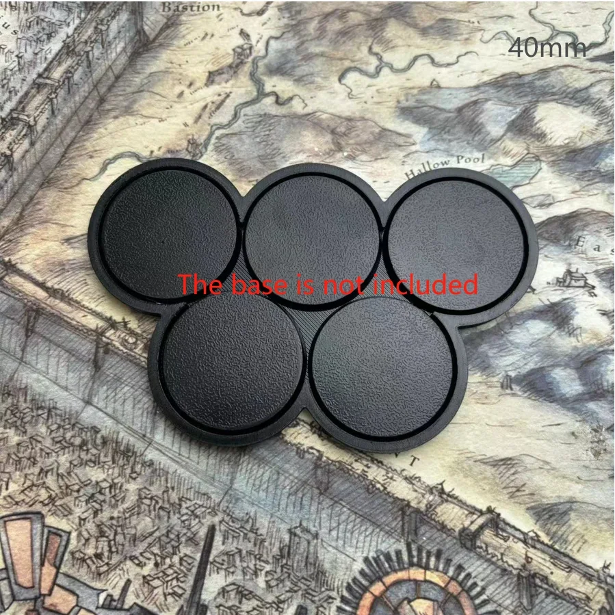 40mm Round Bases Tray 3D Printed Model Movement Tray for Warhamemr 3