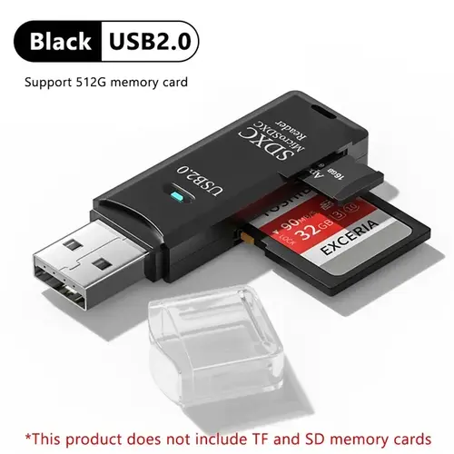 2 IN 1 Card Reader USB 3.0 Micro SD TF Card Memory Reader High Speed Multi-card Writer Adapter Flash Drive Laptop Accessories - Image 8