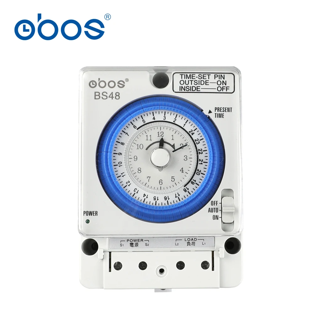 

Механический переключатель с памятью OBOS, 96 раз в день, 220 В
