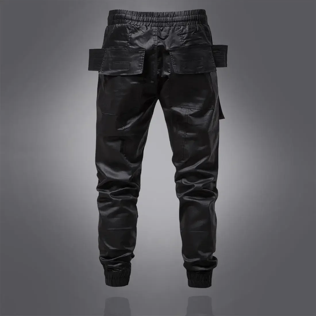 Description Picture 5 of item2023 Autumn New Men's Casual Pants Dark Style Functional Style Personalized Trendy Men's Leggings Drawstring Elastic Waist