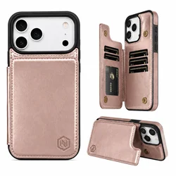 Elegant Leather Wallet Case - Premium Card Holder & Shockproof Protection - iPhone 18 Pro (1)