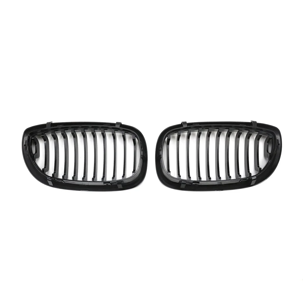 

For BMW 3 Series E46 2002-2004 Years Grille Car Modification Two-door Single Rod Auto Accessories Radiator Grid Bright Black
