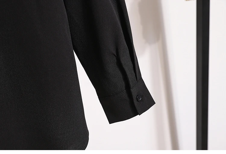 Reißverschluss-Bluse in Übergröße 2026 Frühling Herbst Neue Koreanische Lose Elegante Lässige Weiße Langarm-Bluse Damenkleidung – Detail 33