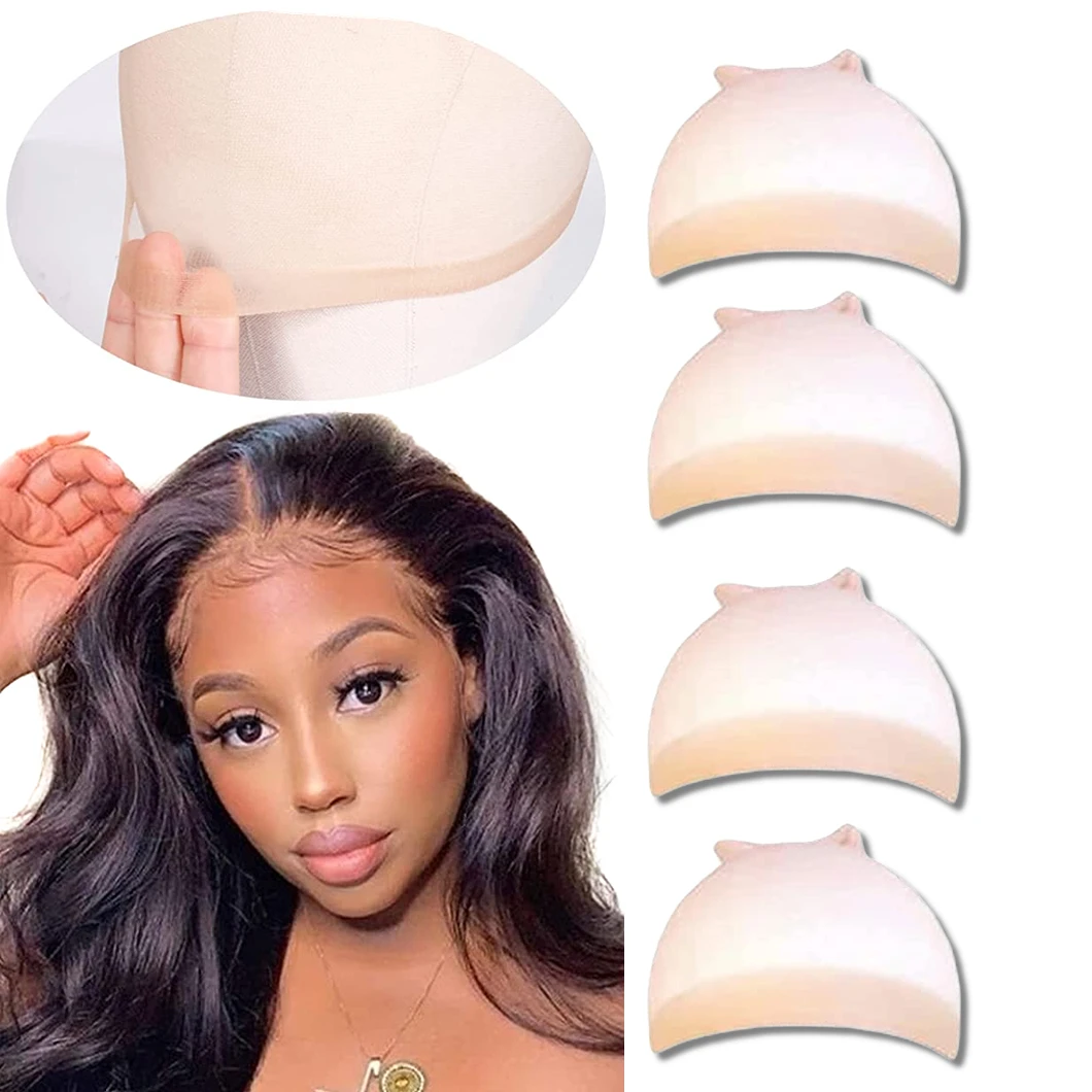 

4pcs/Lot Invisible HD Wig Cap For Wig Making Elastic Stocking Wig Caps For Women Men Transparent Hairnets Stretchy Nylon Wig Cap