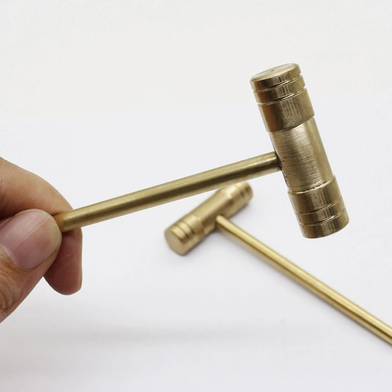 Micro Mini Multifunction Brass Craft Hammer Hand Tools for Ideal for Watchmaker Jewelers & Walnut 17.5cm/7incheS 3